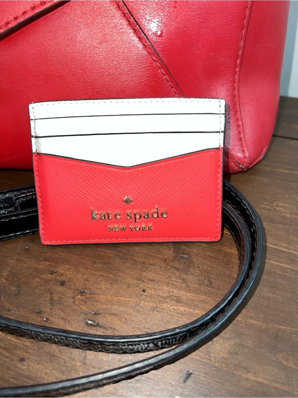 >Kate Spade Post Street Little Nadine Bag- Red - Picture 2 of 11